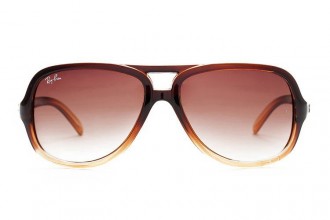 Ray Ban RB4162 Cats 5000 Sunglasses Brown/Light Ruby Gradient
