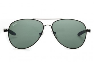 Ray Ban RB8307 Tech Carbon Fibre Sunglasses Black/Crystal Gray