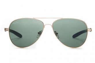 Ray Ban RB8307 Tech Carbon Fibre Sunglasses Gold/Crystal Gray