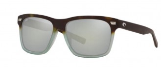 Costa Aransas Mens Sunglasses Matte Tide Pool/Gray Silver Mirror