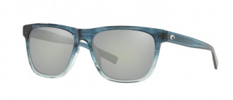 Costa Apalach Mens Sunglasses Shiny Deep Teal Fade/Gray Silver Mirror