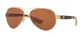 Costa Loreto Mens Sunglasses Rose Gold/Copper