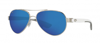 Costa Loreto Mens Sunglasses Palladium/Blue Mirror