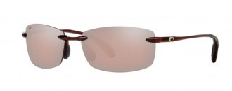 Costa Ballast Mens Sunglasses Tortoise/Copper Silver Mirror