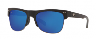 Costa Pawleys Mens Sunglasses Shiny Black/Blue Mirror