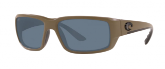 Costa Fantail Mens Sunglasses Matte Moss/Gray