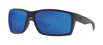 Costa Reefton Mens Sunglasses Blackout/Blue Mirror