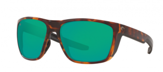 Costa Ferg Mens Sunglasses Matte Tortoise/Green Mirror