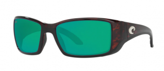 Costa Blackfin Mens Sunglasses Tortoise/Green Mirror