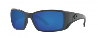 Costa Blackfin Mens Sunglasses Matte Gray/Blue Mirror