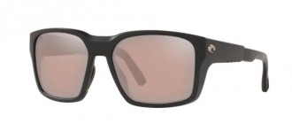 Costa Tailwalker Mens Sunglasses Matte Black/Copper Silver Mirror