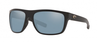 Costa Broadbill Mens Sunglasses Matte Black/Gray Silver Mirror
