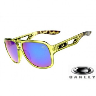  oakley dispatch II sunglasses crystal leopard Frame Blue Lens OAKLEY201567280