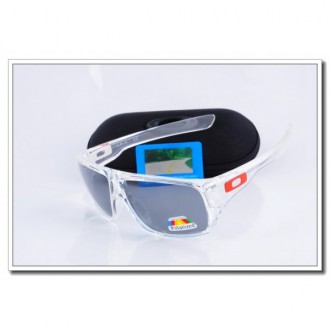 Cheap Oakley Dispatch Polarized Sunglasses Crystal Frame Gray Iridium Lens Sale
