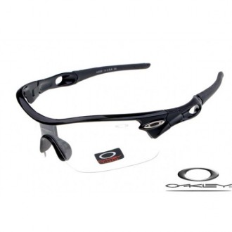 Oakley Radar Pitch Sunglasses Polishing Black Frame Transparent Lens