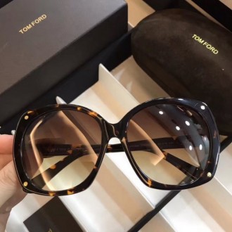 Womens Tom Ford Sunglasses Black Brown