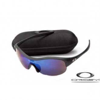 Oakley Enduring Pace Sunglasses Black Frame Blue Iridium Lens OAKLEY20156055