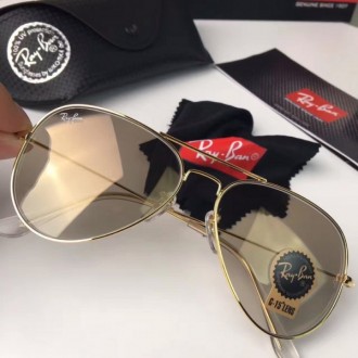 Men's Women's Ray Ban Aviator Sunglasses RB3025 Brown