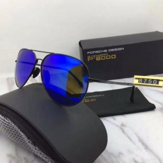 Mens Porsche Design P8750 Sunglasses Sapphire Blue