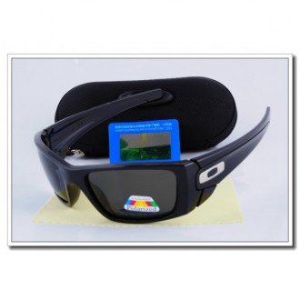 Cheap Oakley Fuel Cell Polarized Sunglasses Polishing Black Frame Slate grey Iridium Lens Sale