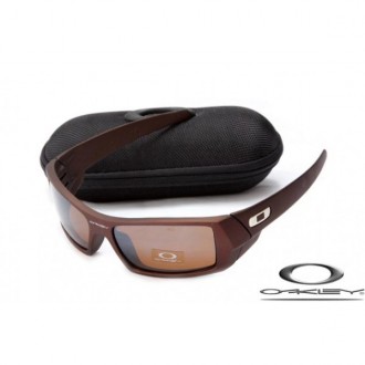 Oakley Gascan Sunglasses Frosting Brown Frame Brown Iridium Lens OAKLEY20156129