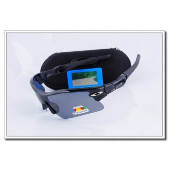 Cheap Oakley radar Polarized Sunglasses Polishing Black Frame Slate grey Iridium Lens Sale