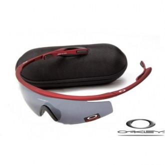 Cheap Oakley M2 Frame Sunglasses Matte Red Frame Gray Lens