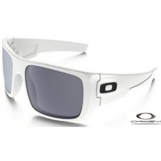 Oakley Crankshaft Sunglasses white Frame Grey Lens