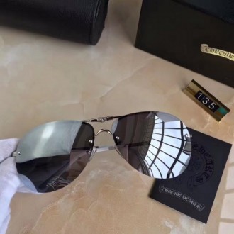 Chrome Hearts Remape Glasses Rimless Black Silver Lenses