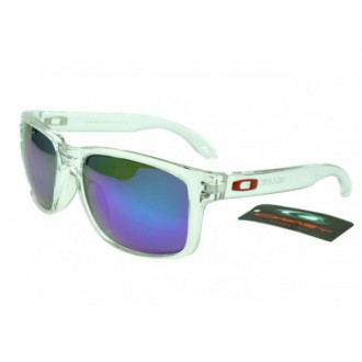 Oakley Holbrook Sunglasses Army Green Frame Ice Blue Lens