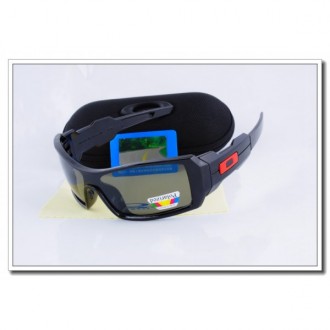 Cheap Oakley Oil Rig Polarized Sunglasses Polishing Black Frame Slate grey Iridium Lens Sale