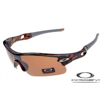 Oakley Radar Pitch Sunglasses Brown Black Frame Brown Lens