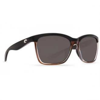 Costa Anaa Shiny Black On Brown Sunglasses