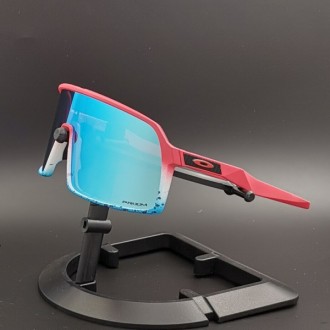 Oakley 2.5 Sutro sunglasses blue/red frame ice lens