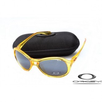 Oakley Vacancy Sunglasses Transparent Yellow Frame Gray Lens OAKLEY20156447