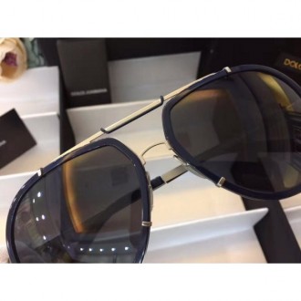 Men's Women's Dolce amp; Gabbana Sunglasses Blue Gold