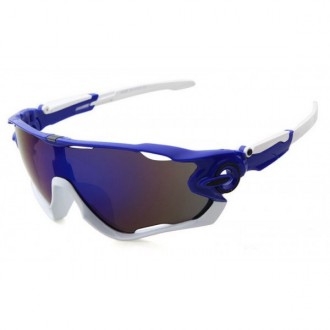 Oakley Sunglasses Jawbreaker Sky Blue Frame Sapphire Iridium Lens