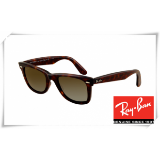 Ray Ban RB2140 Original Wayfarer Sunglasses Tortoise Frame Natural Brown Lens