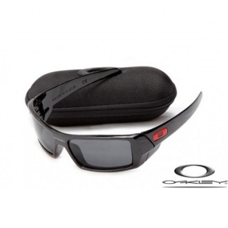 Oakley Gascan Sunglasses Polishing Black Frame Gray Iridium Lens OAKLEY20156313