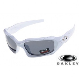  Oakley Pit Boss Sunglasses White Frame Gray Lens OAKLEY201567427