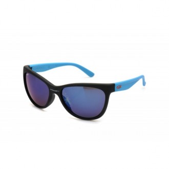 Oakley Forehand Women's Sunglasses Matte Black Blue Frame Violet Iridium Lens