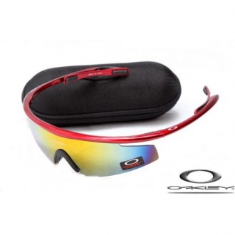 Cheap Oakley M2 Frame Sunglasses Polishing Red Frame Yellow Blue Lens