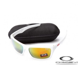 Oakley Jury Sunglasses White Frame Fire Yellow Iridium Lens OAKLEY20156208