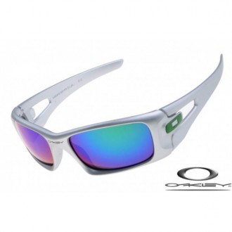 Oakley Crankcase Sunglasses Silver / Blue