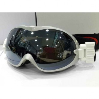 Oakley Goggle A Frame Silver Frame Black Gray Lens