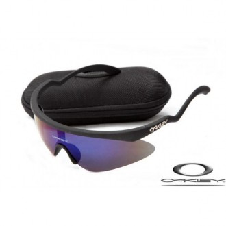 Oakley Razor Blade Sunglasses Frosting Black Frame Blue Iridium Lens OAKLEY20156172