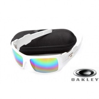  Oakley Oil Drum Sunglasses White Frame Camo Lens OAKLEY201567347