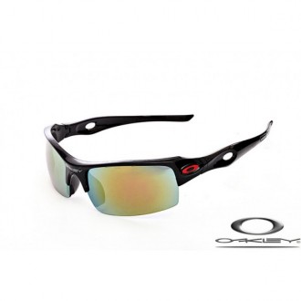 Cheap Foakleys Sunglasses Polishing Black Frame Fire Lens For Sale Free Shipping USA