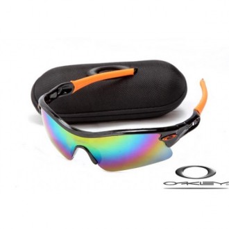 Cheap Oakleys Radar Path Sunglasses Polishing Black Frame lColorful Lens For Sale