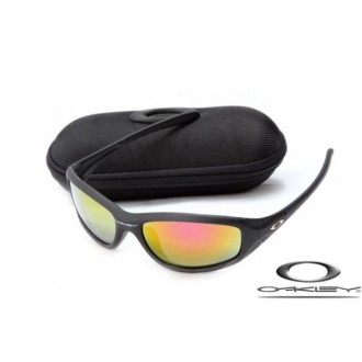 Oakley Encounter Women Sunglasses Black Frame Fire Yellow Iridium Lens OAKLEY20156286